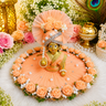 Pure Peach Rose Moti Poshak