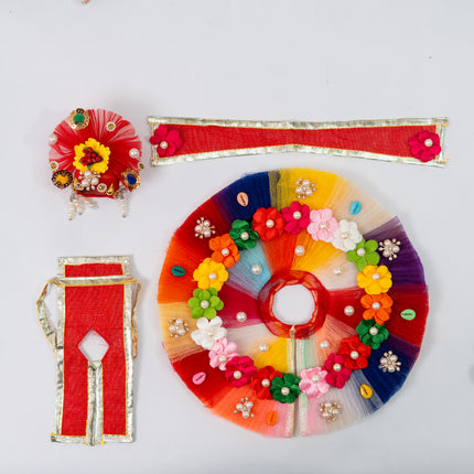 Multiflower Poshak and for Laddu Gopal