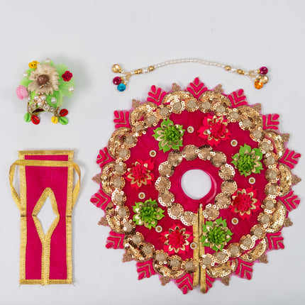 Rani Flower Poshak for Laddu Gopal