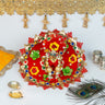 Red Flower Poshak for Laddu Gopal