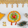 Red Base Multi Ring Poshak for Laddu Gopal