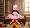Radha Prem Pink Woolen Poshak